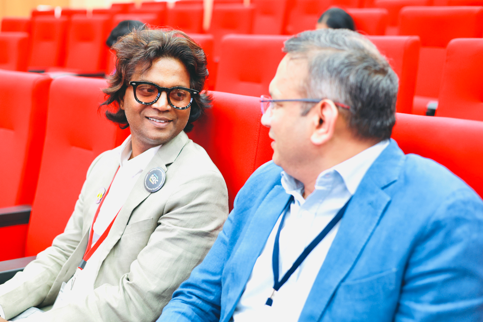 Speaker green-room conversation at ICX2026